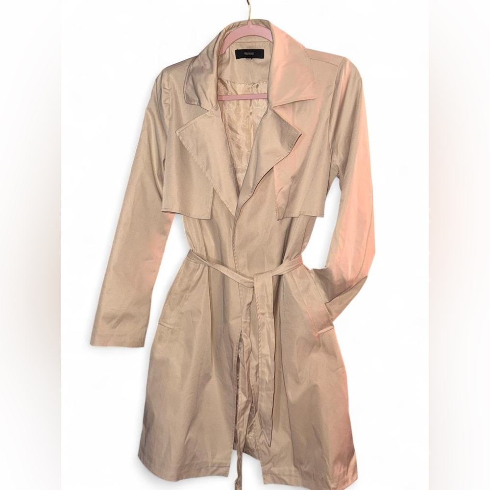 Stylish Tan Trench Coat